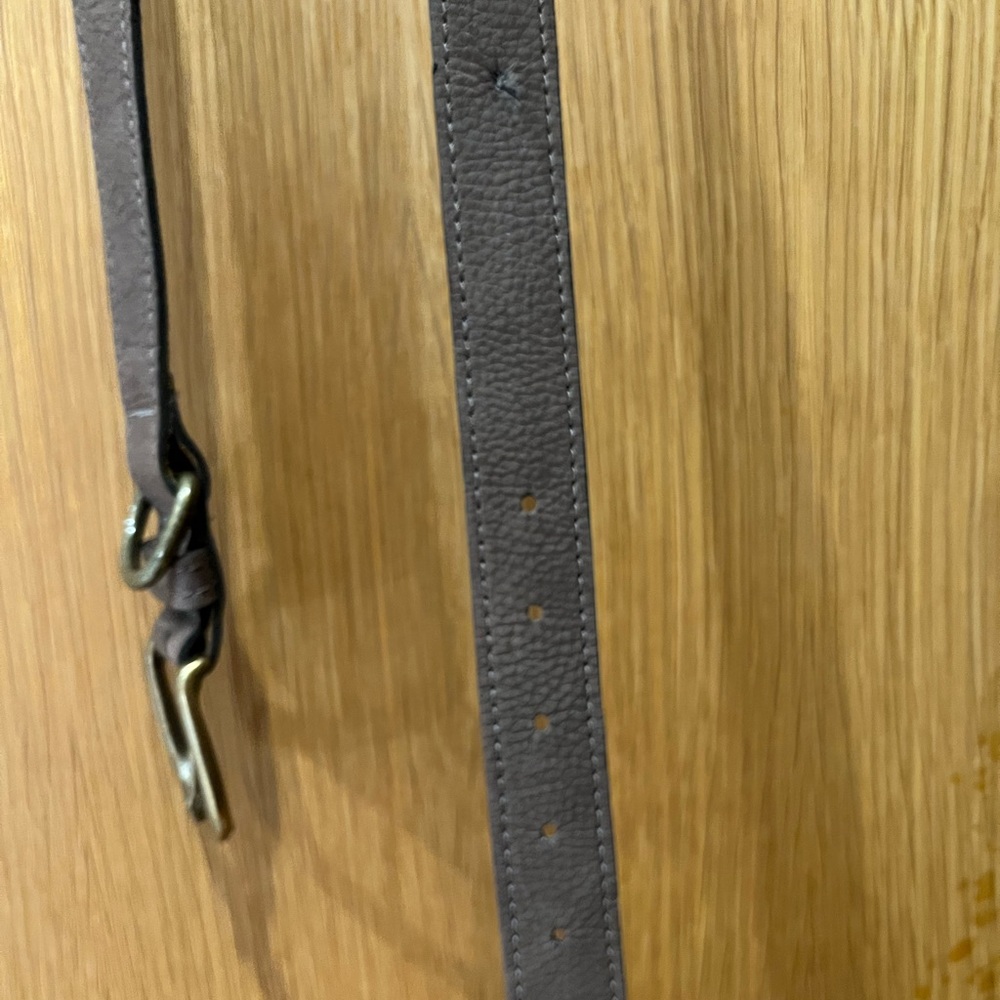 NWOT leather belt with suede interior - Picture 3 of 4